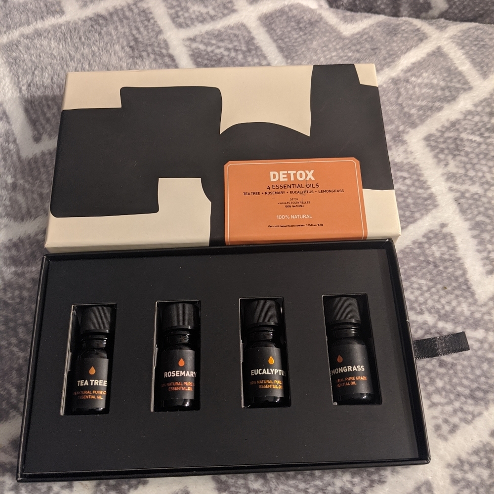 Detox 4 essential oil gift set - 100% natural
